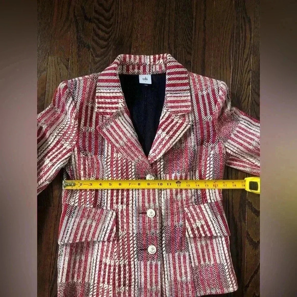 CAbi Women’s S Patchwork Blazer Jacket Style 6028 - NWOT - Picture 14 of 15